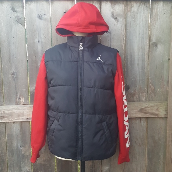 red black jordan jacket